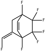 1,4,5,5,6,6-Hexafluoro-7-[(Z)-fluoromethylene]bicyclo[2.2.2]oct-2-ene结构式