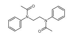 N,N'-ethanediyl-bis-acetanilide结构式