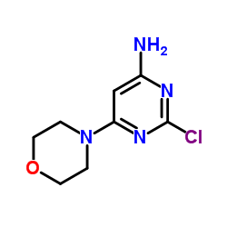 2-Chloro-6-Morpholinopyrimidin-4-amine structure