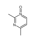 Pyrimidine, 2,4-dimethyl-, 1-oxide (8CI,9CI) structure