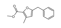 methyl 5-benzyl-3-methylfuran-2-carboxylate结构式