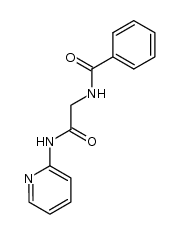 N-benzoyl-glycine pyridin-2-ylamide Structure