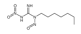 1-heptyl-2-nitro-1-nitrosoguanidine Structure