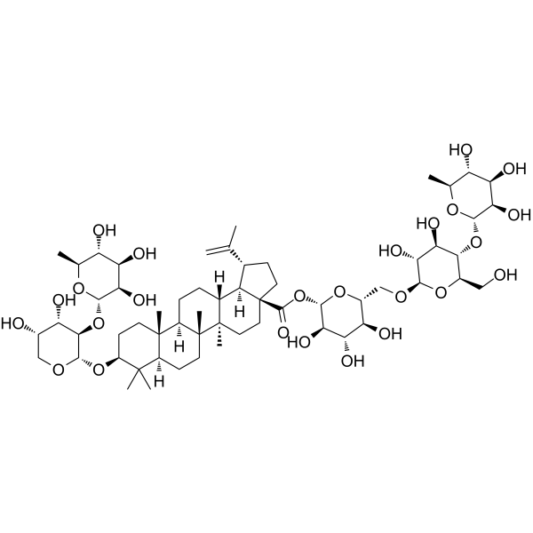 苦苏花皂苷C结构式