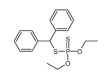 benzhydrylsulfanyl-diethoxy-sulfanylidene-λ5-phosphane Structure