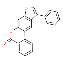 10-phenyl-[1]benzofuro[6,5-c]isochromen-5-one结构式