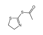 S-(4,5-dihydro-1,3-thiazol-2-yl) ethanethioate Structure