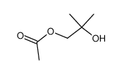 acetic acid-(β-hydroxy-isobutyl ester) Structure