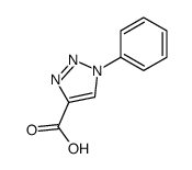 1-PHENYL-1H-1,2,3-TRIAZOLE-4-CARBOXYLIC ACID Structure