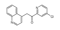 1-(4-Chloro-2-pyridinyl)-2-(4-quinolinyl)ethanone Structure