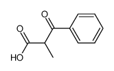 2-methyl-3-oxo-3-phenylpropanoic acid Structure