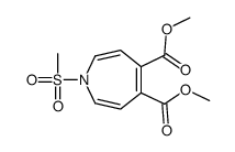 dimethyl 1-methylsulfonylazepine-4,5-dicarboxylate结构式