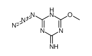 4-azido-6-methoxy-1,3,5-triazin-2-amine结构式