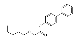 (4-phenylphenyl) 2-pentoxyacetate Structure