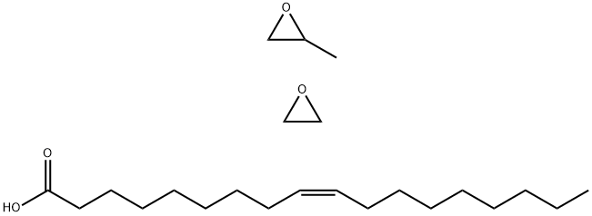 Oxirane, 2-methyl-, polymer with oxirane, (9Z)-9-octadecenoate Structure