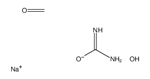 亚硫酸单钠盐与甲醛和尿素的聚合物结构式
