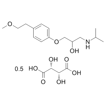 酒石酸美托洛尔结构式