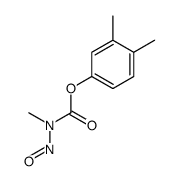 Methylnitrosocarbamic acid 3,4-xylyl ester结构式