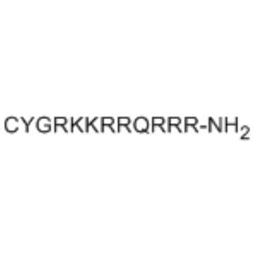 (Cys46)-HIV-1 tat Protein (46-57) amide trifluoroacetate salt structure