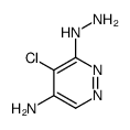 5-chloro-6-hydrazinylpyridazin-4-amine Structure