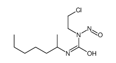 1-(2-Chloroethyl)-3-(1-methylhexyl)-1-nitrosourea结构式