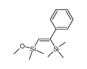 cis-α-trimethylsilyl-β-dimethylmethoxysilylstyrene Structure