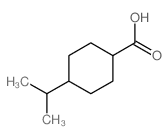 Isopropyl-cyclohexanecarboxylic acid structure