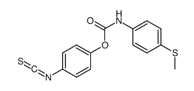 (4-isothiocyanatophenyl) N-(4-methylsulfanylphenyl)carbamate Structure