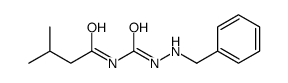 N-[(benzylamino)carbamoyl]-3-methylbutanamide Structure