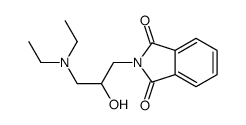 2-[3-(diethylamino)-2-hydroxypropyl]isoindole-1,3-dione结构式