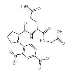 Dnp-Pro-Gln-Gly-OH结构式