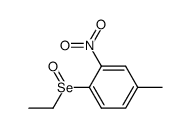 1-(ethylseleninyl)-4-methyl-2-nitrobenzene结构式