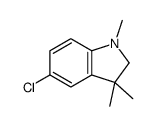 5-Chloro-1,3,3-triMethylindoline结构式