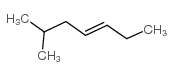 3-Heptene, 6-methyl-, (E)- Structure