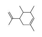 1,3,4-trimethyl-5-(1-methylvinyl)cyclohexene Structure