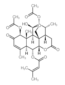 SENECIOYLOXYCHAPARRINONE, 1,12-DIACETATE, 6A- structure