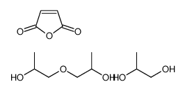 furan-2,5-dione,1-(2-hydroxypropoxy)propan-2-ol,propane-1,2-diol结构式