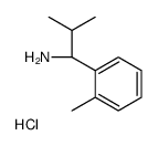 (S)-2-Methyl-1-(o-tolyl)propan-1-amine hydrochloride Structure