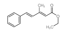 ethyl (2E,4E)-3-methyl-5-phenyl-penta-2,4-dienoate结构式