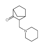 3-(1-piperidylmethyl)norbornan-2-one结构式