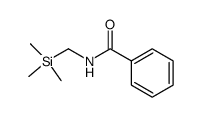 N-(trimethylsilylmethyl)benzamide结构式