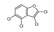 2,3,4,5-tetrachloro-1-benzofuran结构式