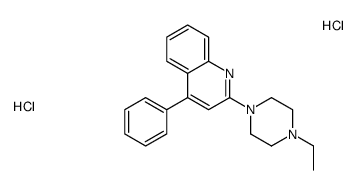 2-(4-ethylpiperazin-1-yl)-4-phenyl-quinoline dihydrochloride structure