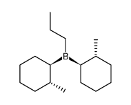 bis(trans-2-methylcyclohexyl)propylborane Structure