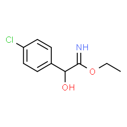 Benzeneethanimidic acid,4-chloro--alpha--hydroxy-,ethyl ester (9CI) Structure