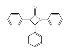 1,3,4-triphenylazetidin-2-one Structure