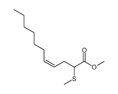 methyl (Z)-2-(methylthio)undec-4-enoate结构式