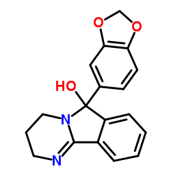 6-(benzo[d][1,3]dioxol-5-yl)-2,3,4,6-tetrahydropyrimido[2,1-a]isoindol-6-ol Structure