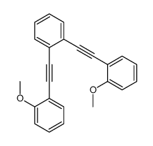 1,2-bis[2-(2-methoxyphenyl)ethynyl]benzene Structure