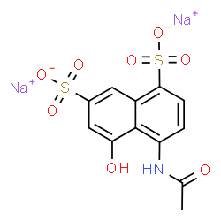 disodium 4-(acetylamino)-5-hydroxynaphthalene-1,7-disulphonate picture